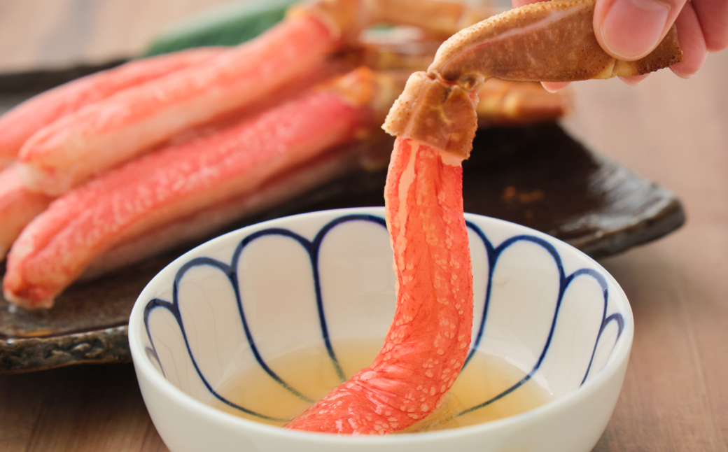 16-160 【バレンタインデー】【生食可】特大・生ずわいがに脚ポーション500ｇ