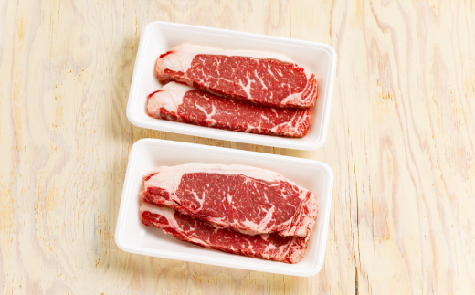 24-61 北海道ハーブ牛ロースステーキ(640g) 通常発送 4枚(640g)