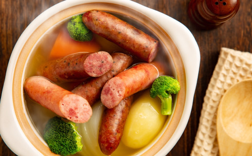 14-234 【ホワイトデー】ビーフ・ポークフランクセット 6P ホワイトデー発送 6パック(ポーク2ビーフ4)計12本