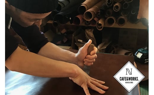 9-11 レザークラフト：本革コースター２色セット