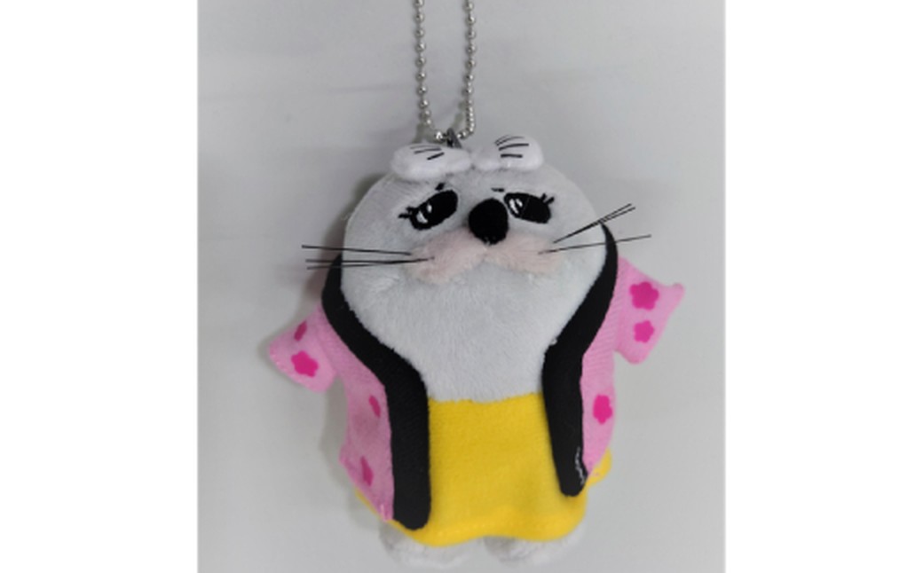 15-377 【ホワイトデー】ゆるキャラ紋太・べつこグッズ(ぬいぐるみ小×2、PVCキーチェーン、缶バッジ) ホワイトデー発送