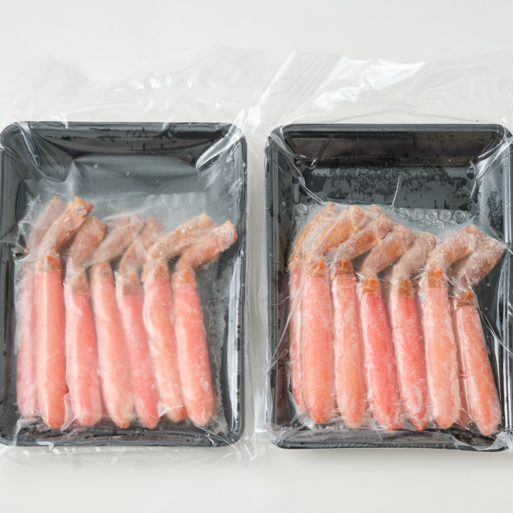 26-41 【年内配送12月15日入金まで】【生食可】特大・生ずわいがに脚ポーション1kg(500ｇ×2)