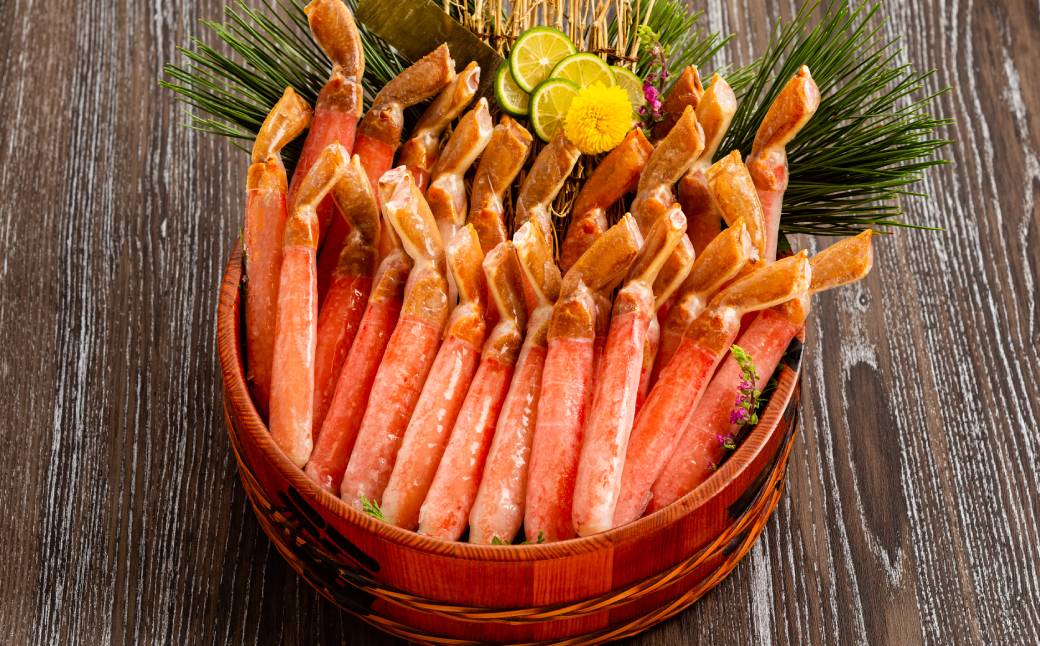 28-57 【厳選部位のみ】本ズワイガニしゃぶしゃぶ　特大(たっぷり1kg)【数量限定】｜ 生食可 お刺身