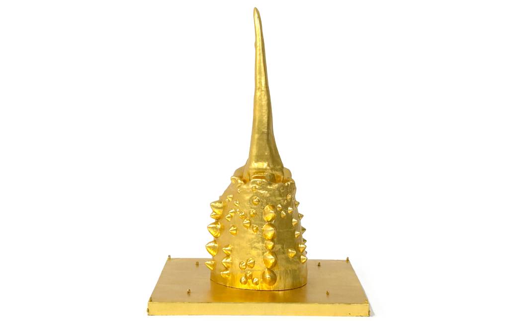 350-1 紋別 カニの爪オブジェ - 金箔版, 大 -