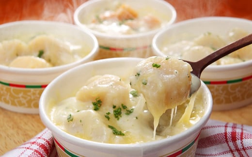 60-64 【年内配送12月15日入金まで】ずわいがにグラタン8個＆帆立グラタン 8個　セット　｜北海道産　かに　お惣菜　グルメ　海鮮