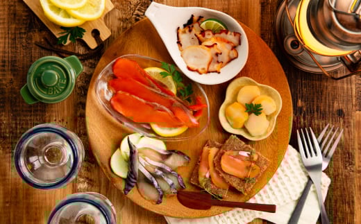 15-360 新・5種の魚介スモークセット(無添加)【2026年4月以降発送】