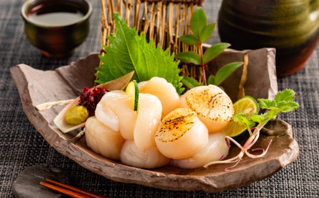 132-9 【定期便６か月】北海道オホーツク海産ホタテ玉冷バラエティサイズ(1kg)×６回｜ 訳あり サイズ不揃い