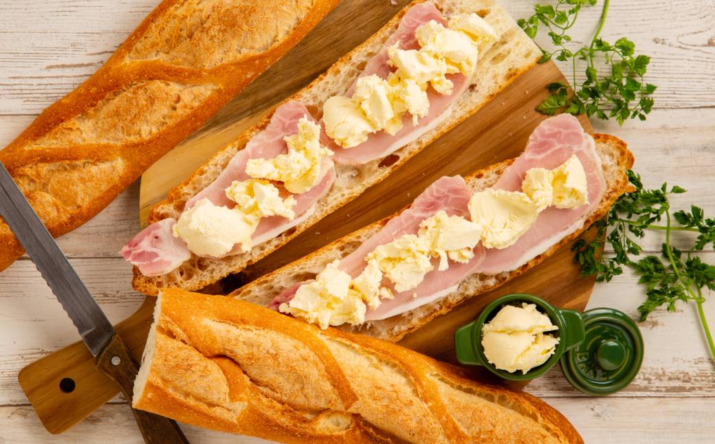 13-281 よつ葉パンにおいしい発酵バター（100ｇ）×6個【ANA限定】