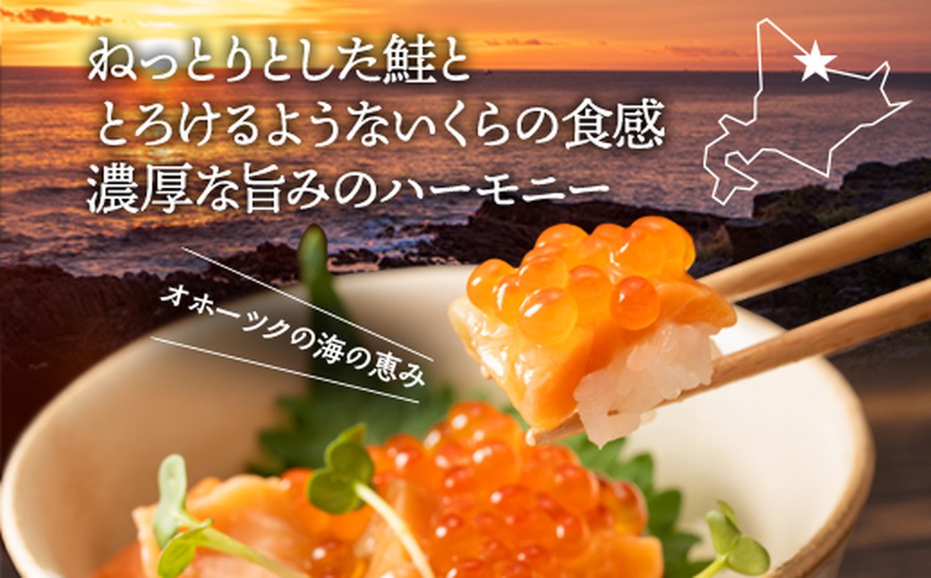 13-375 【バレンタインデー】北海道産鮭親子漬けプレミアム2個セット～いくら増量しました～