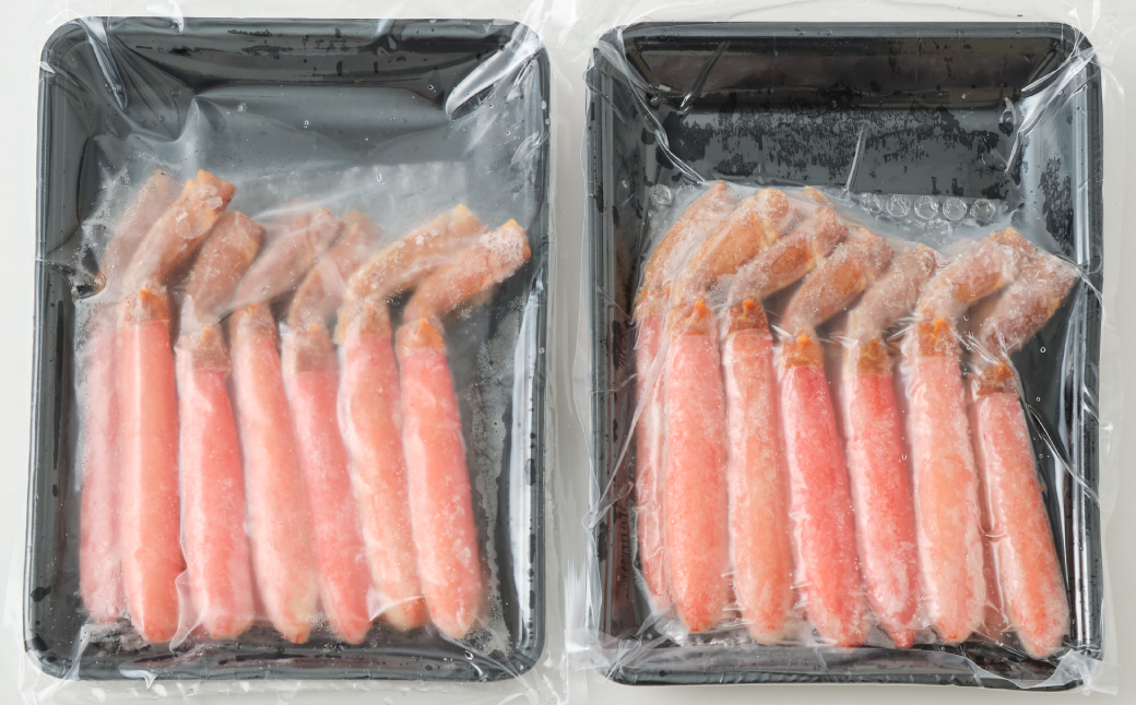 28-59 【バレンタインデー】【生食可】特大・生ずわいがに脚ポーション1kg(500ｇ×2)