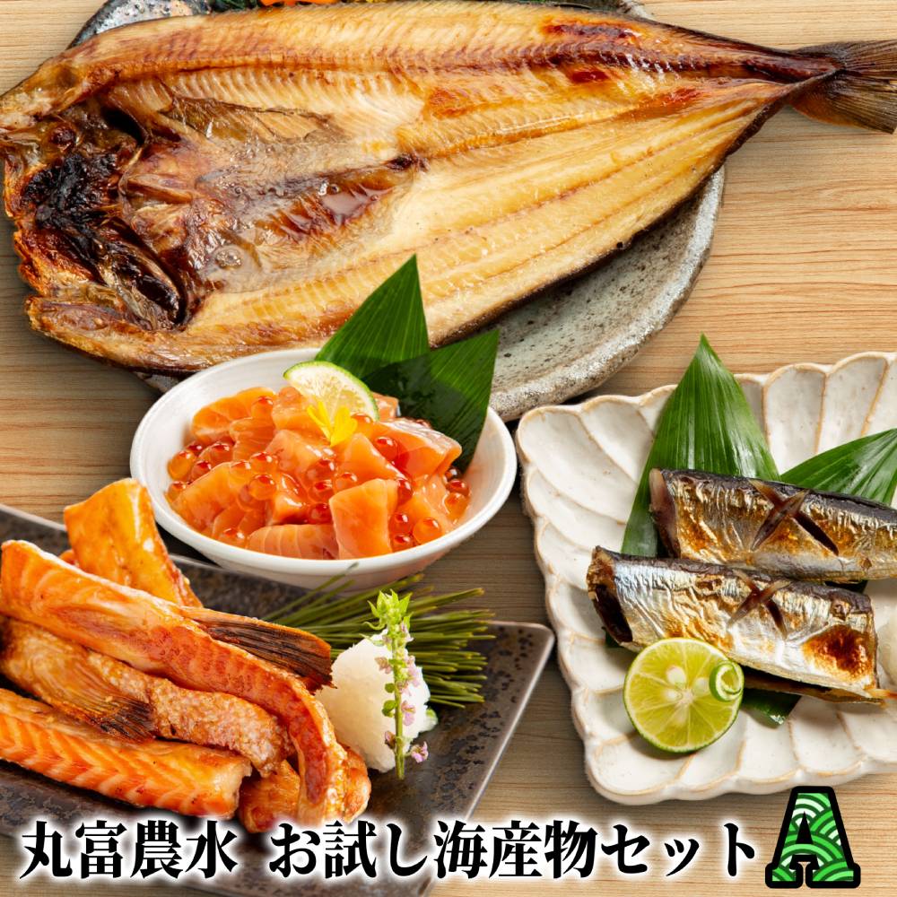 12-295 【年内発送12月15日入金まで】丸富農水お試し海産物セットＡ