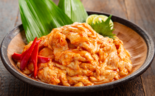 13-162 豚やみつきホルモン 1kg（味噌ダレ【赤ダレ】）