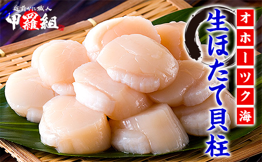 28-49 【年内配送12月15日入金まで】【甲羅組】ほたて貝柱 中型サイズ １ｋｇ