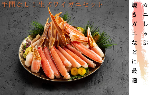 16-145 【年内発送12月15日入金まで】手間なし！極上生ずわいがにセット約900g(カット済み)