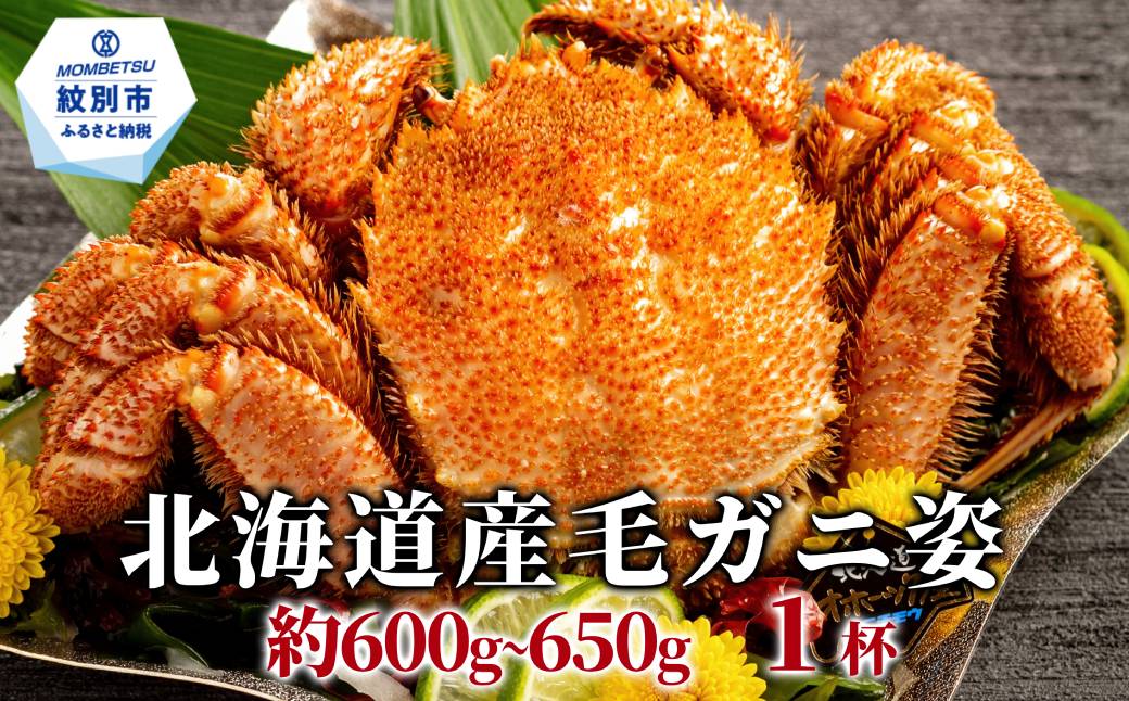 17-283 北海道産毛ガニ　約500～650g×1杯 約500～650g×1杯
