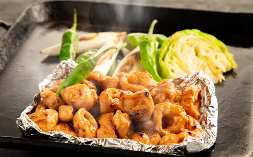 17-87 オホーツク産豚丸ホルモン（みそ）600g みそだれ