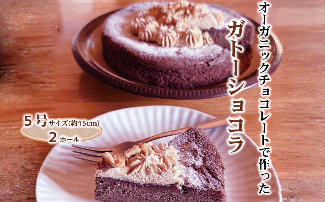 31-15 Cafe ほの香のガトーショコラ（5号）2個セット 5号2ホール