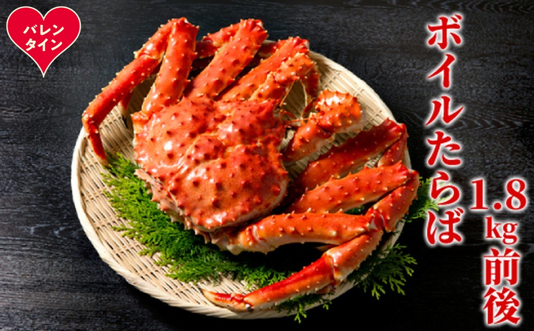 70-73 【バレンタインデー】ボイルたらばがに姿1尾 1.8kg前後