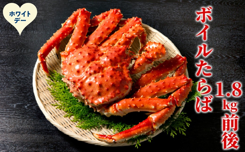 70-75 【ホワイトデー】ボイルたらばがに姿1尾 1.8kg前後