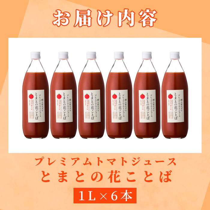 【D7044】三栄アグリのスペシャルトマトジュース (1L×6本) トマト トマトピューレ ピューレ トマトジュース ジュース アグリオーレ うまみ 野菜 飲料 料理 【三栄アグリ】