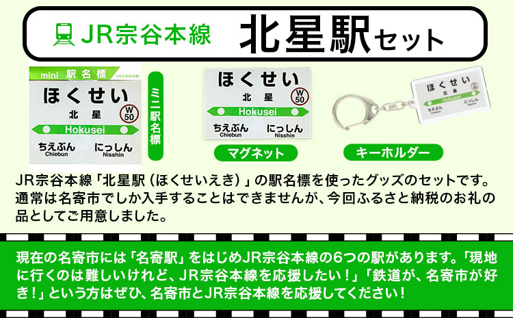 【令和3年3月13日廃駅】ＪＲ宗谷本線応援「北星駅」セット 《60日以内に出荷予定(土日祝除く)》---nayoro_apt_6_1s---