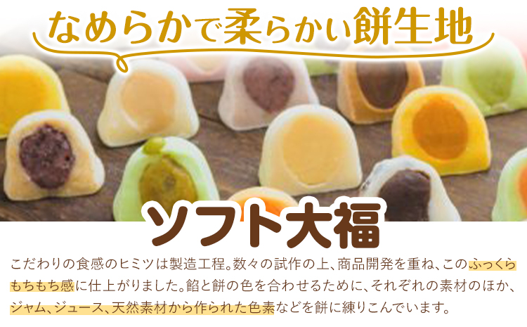 ソフト大福 8個入り もち米の里ふうれん特産館《30日以内に出荷予定(土日祝除く)》北海道 名寄市 和菓子 大福 お茶菓子 あんこ 餡 もち もち米 食べ比べ 贈り物 プレゼント 送料無料---nayoro_memt_11_8p---