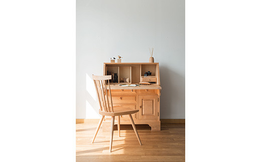 北海道民芸家具ライティングビューローHM800《HMU色》【0810301】