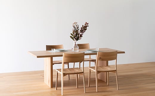 風のうたダイニングテーブル〈板脚〉FX314WP《WO色》【0811101】