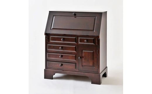 北海道民芸家具ライティングビューローHM800《HNU色》【0815501】