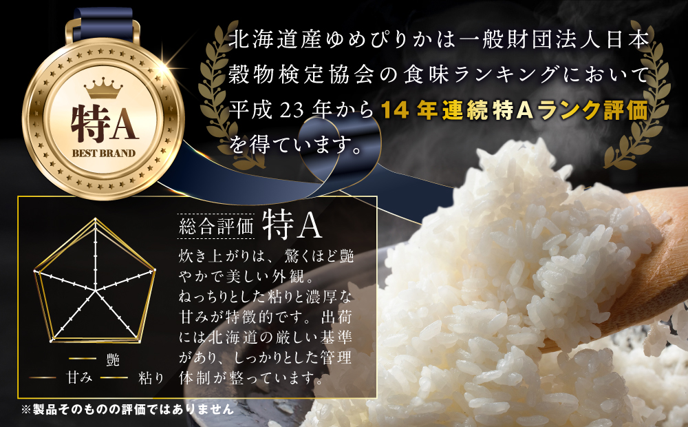 「令和7年産」北海道産ゆめぴりか5kg(5kg×1)【特Aランク】米・食味鑑定士監修＜1月より発送開始＞【1606503】