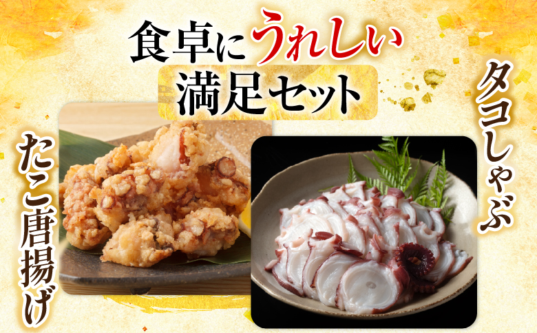 【北海道根室産】タコしゃぶ・唐揚げ用たこセット A-19015