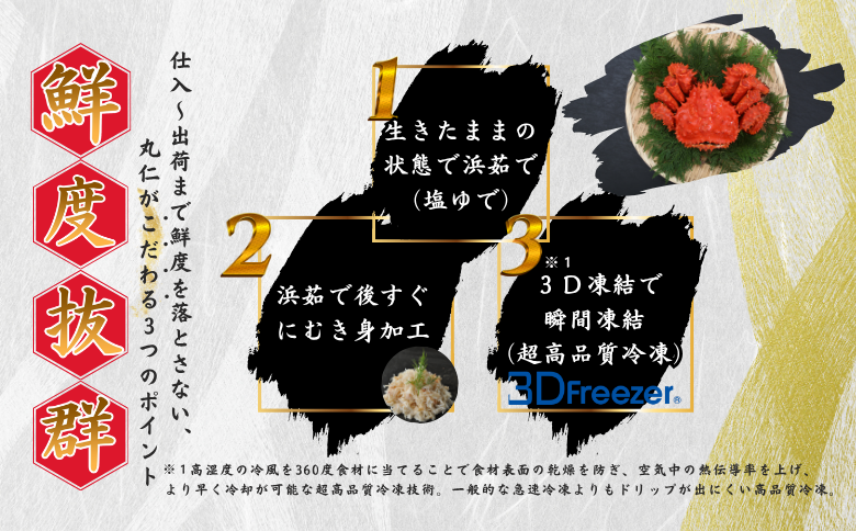 【12/31決済分まで1月中配送】 花咲ガニむき身フレーク100ｇ×5Ｐ A-50027