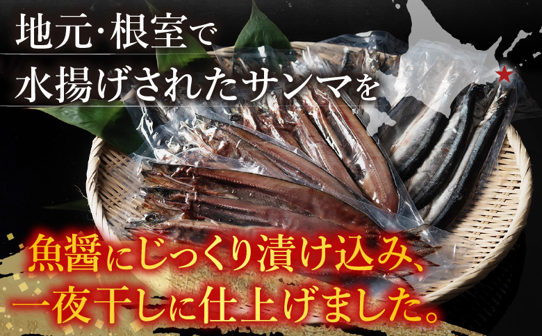 ＜12月21日決済分まで年内配送＞【北海道根室産】さんま魚醤干し A-54015