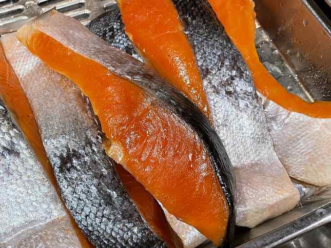 一夜干し銀鮭2切×5P B-94001