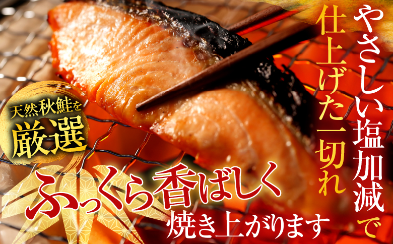 無添加甘塩天然秋鮭5切入×3P(計15切、約750g) G-14038