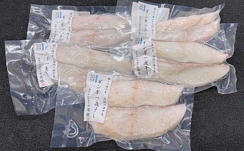 ＜12月21日決済分まで年内配送＞【北海道根室産】ギンポ切身一夜干し2切×5P G-50003