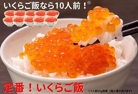 【12/31決済分まで1月中配送】 【北海道根室産】いくら醤油漬け100g×5P B-83004