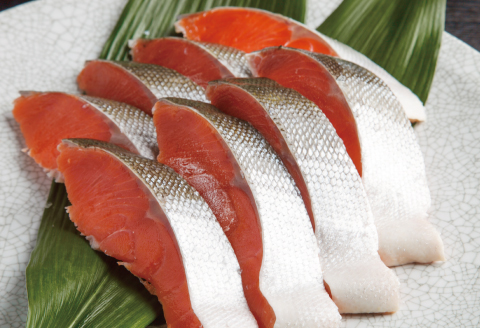 甘塩紅鮭10切(個包装) B-16052