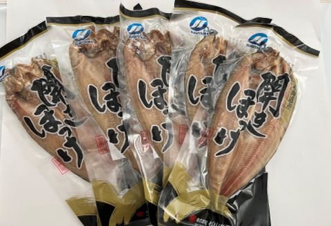 ＜12月17日決済分まで年内配送＞【北海道根室産】冷凍開きほっけ360g前後×5枚 A-75004