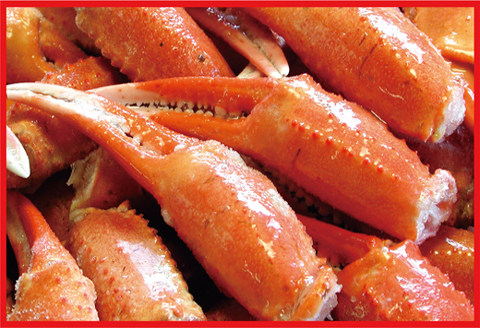 ＜12月21日決済分まで年内配送＞ボイル紅ずわいがに爪1kg×2P B-07005