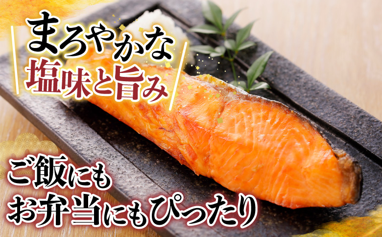 ＜12月14日決済分まで年内配送＞[個包装]塩さばフィレ1枚×8P＆塩銀鮭切り身1切×10P A-09042