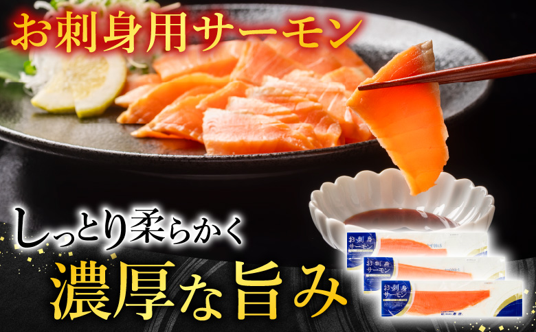 お刺身トラウトサーモン1～2本(計400g)＆塩銀鮭切り身1切(約70g)×10P A-09122