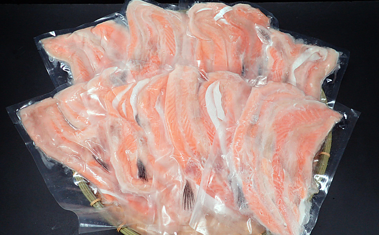 無添加甘塩サーモンハラス300g×8P(計2.4kg) A-14249