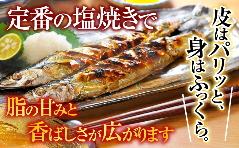 ＜12月21日決済分まで年内配送＞【北海道根室産】冷凍さんま20尾 A-70003