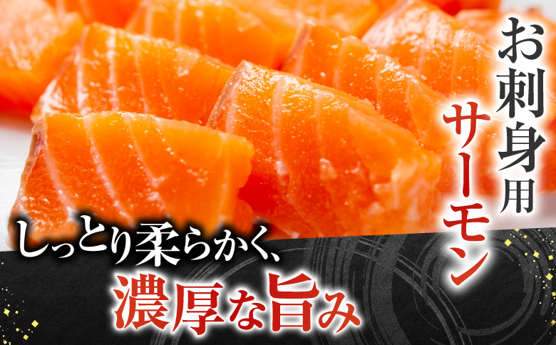 お刺身トラウトサーモン1.5kg＆塩サーモンハラス1.1kg B-09027