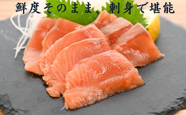 【北海道根室産】さくらますルイベ(刺身用)半身×4枚(計1.2～1.5kg) B-20003