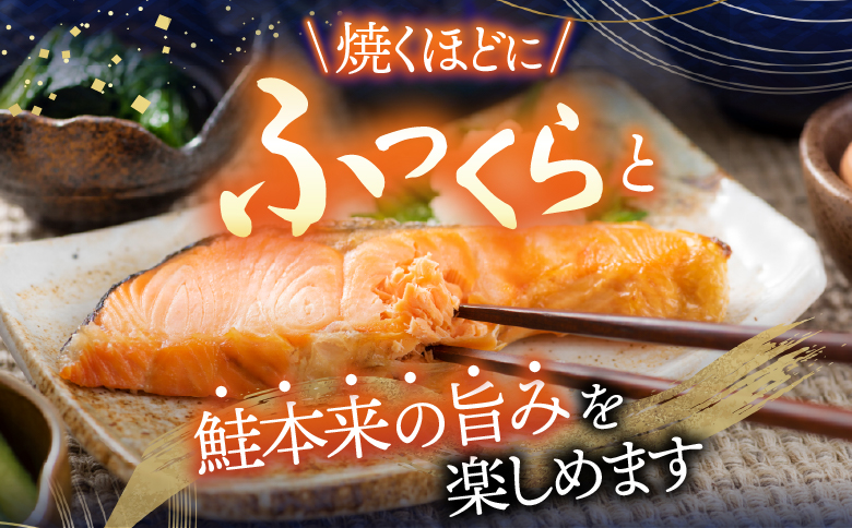 根室海鮮市場＜直送＞天然沖獲れ鮭1切×10P(約1kg) B-28060