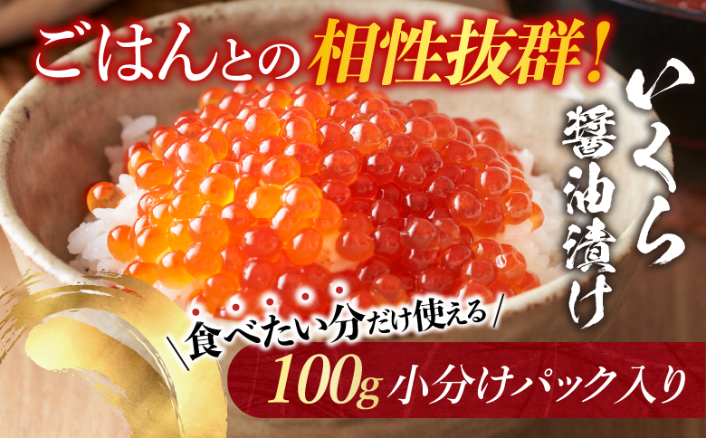 いくら醤油漬け100g×2P、味付けジンギスカン1.6kg(800g×2P)セット C-36059