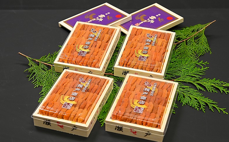 エゾバフンウニ(赤系)110～120g×4折 D-29008