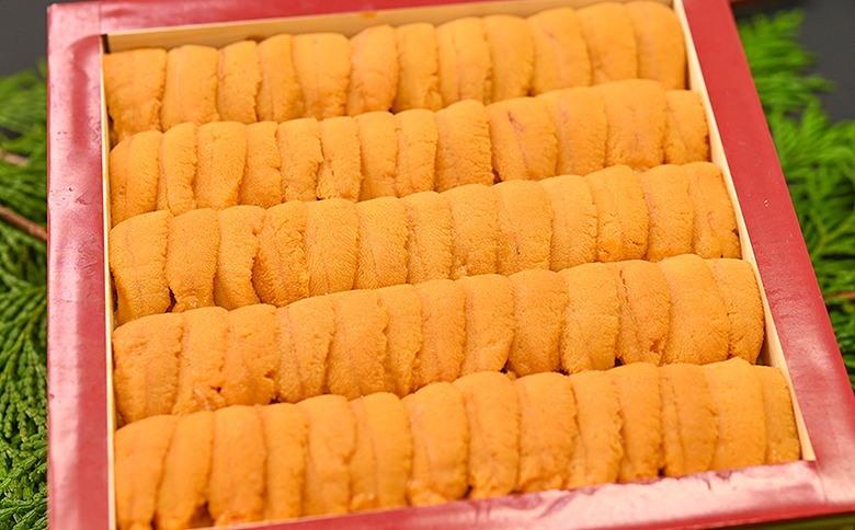 エゾバフンウニ250g(赤化粧箱・黒化粧箱)各1折 E-29002